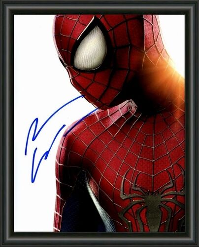 Andrew Garfield The Amazing Spiderman SIGNED - A4 GLOSS Photo Poster painting POSTER -  POST