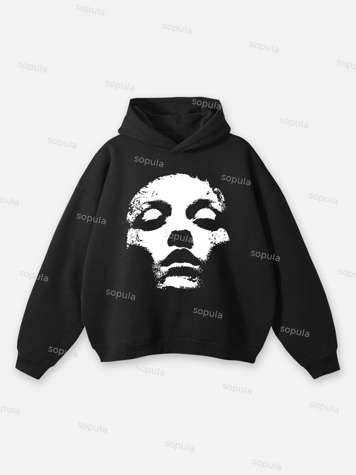 Sopula Vintage Sade Portrait Graphic Hoodie - SOPULA
