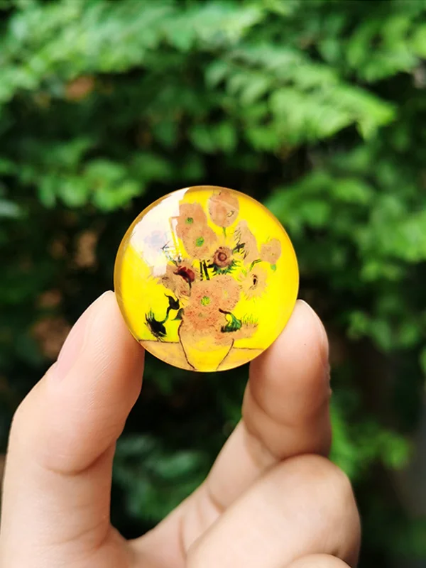 Art Painting Van Gogh Series Brooch