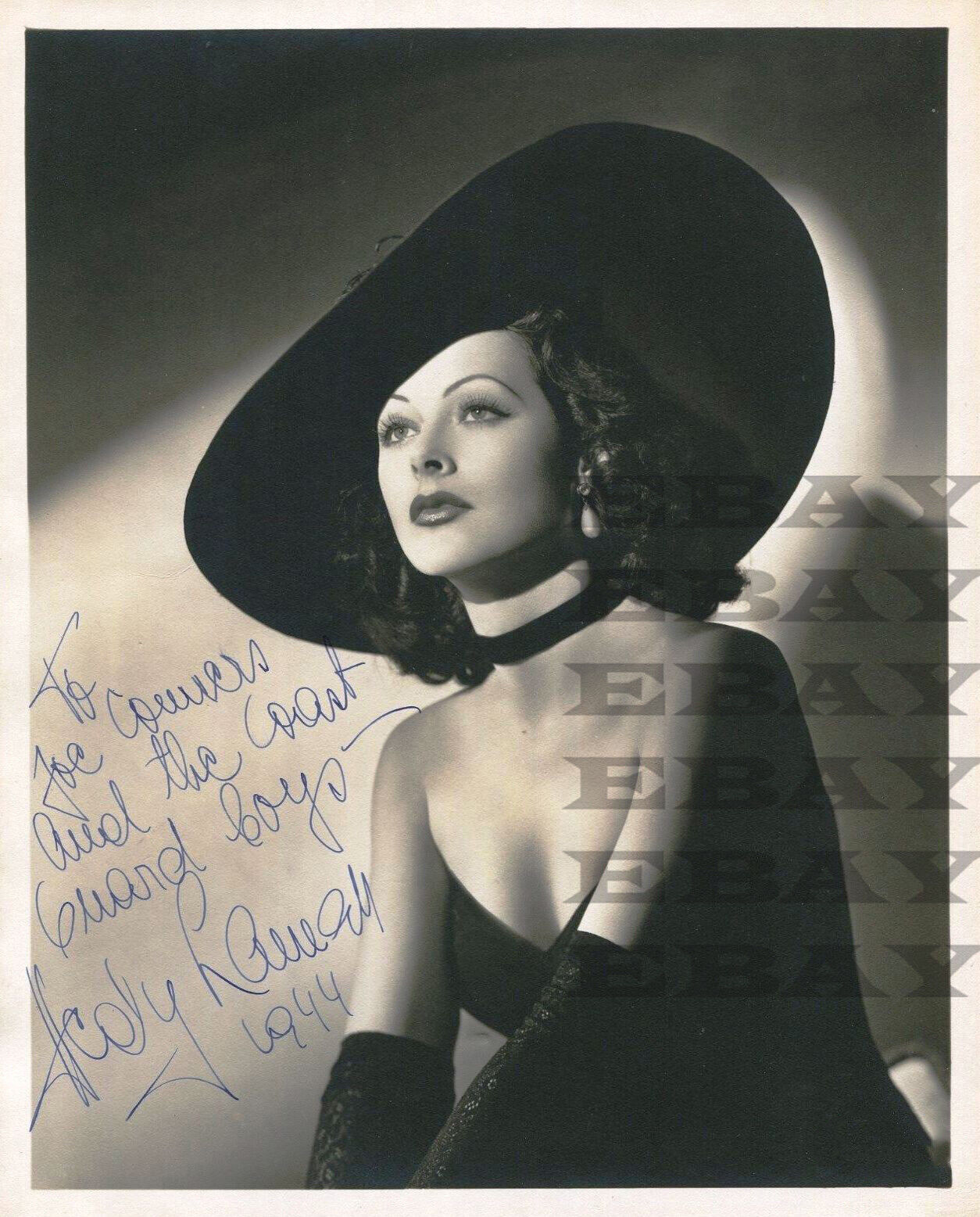 HEDY LAMARR vintage Autographed Signed 8x10 Photo Poster painting Reprint