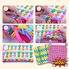 (US Only)DIY Weaving Loom Craft Kit Plastic Loom & Loops Weaving Loom Kit for Beginners