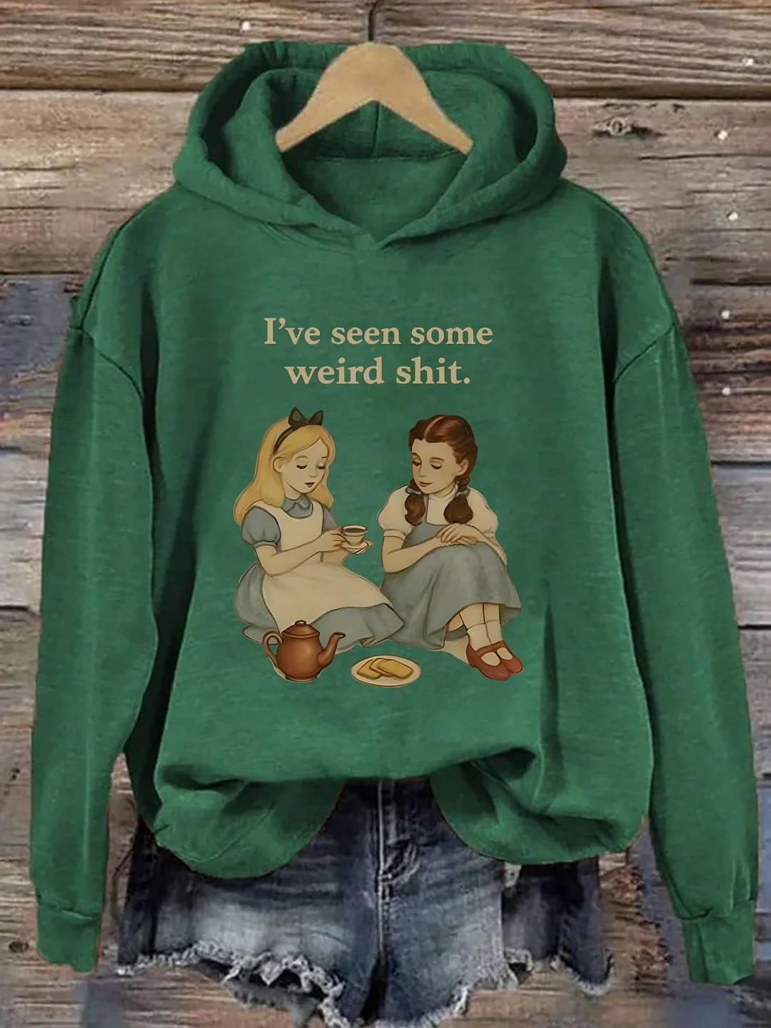 Vintage Girls Funny Hoodie