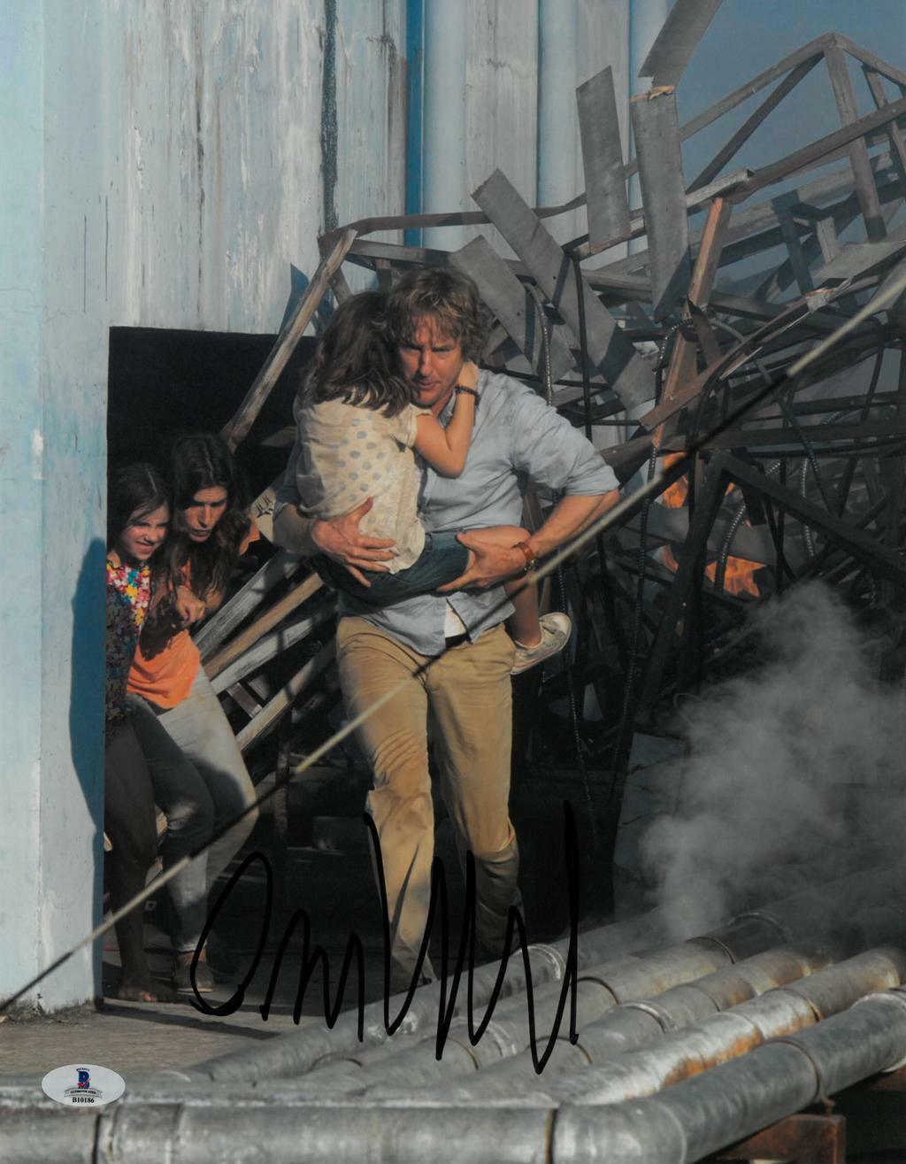 Owen Wilson Signed No Escape Authentic Autographed 11x14 Photo Poster painting BECKETT #B10186