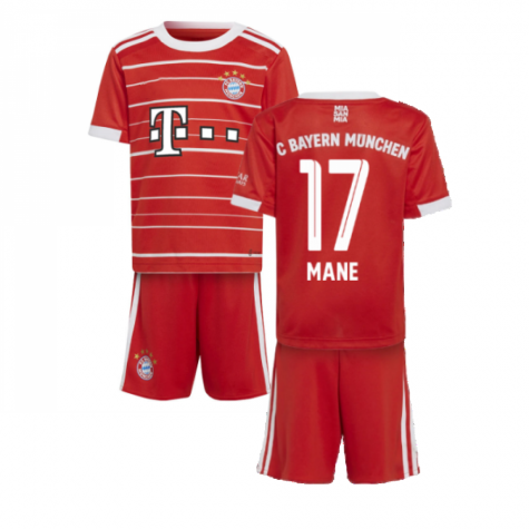 Bayern München Sadio Mané 17 Heimtrikot Kinder Mini Kit 2022-2023