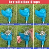 Steel Wire Grass Trimmer Head Cutting Head Weeding Wheel for Home Garden Parking