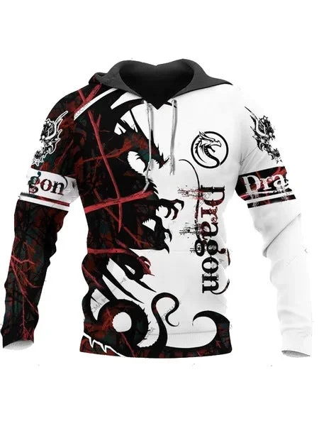 Men's 3D Printed Casual Hoodie