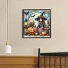 Diamond Painting-DIY Full Round Drill Halloween Pumpkin Girl