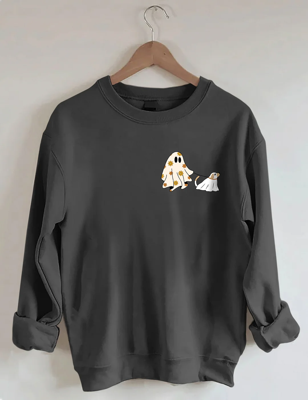 Сute Ghost Dog Halloween Sweatshirt