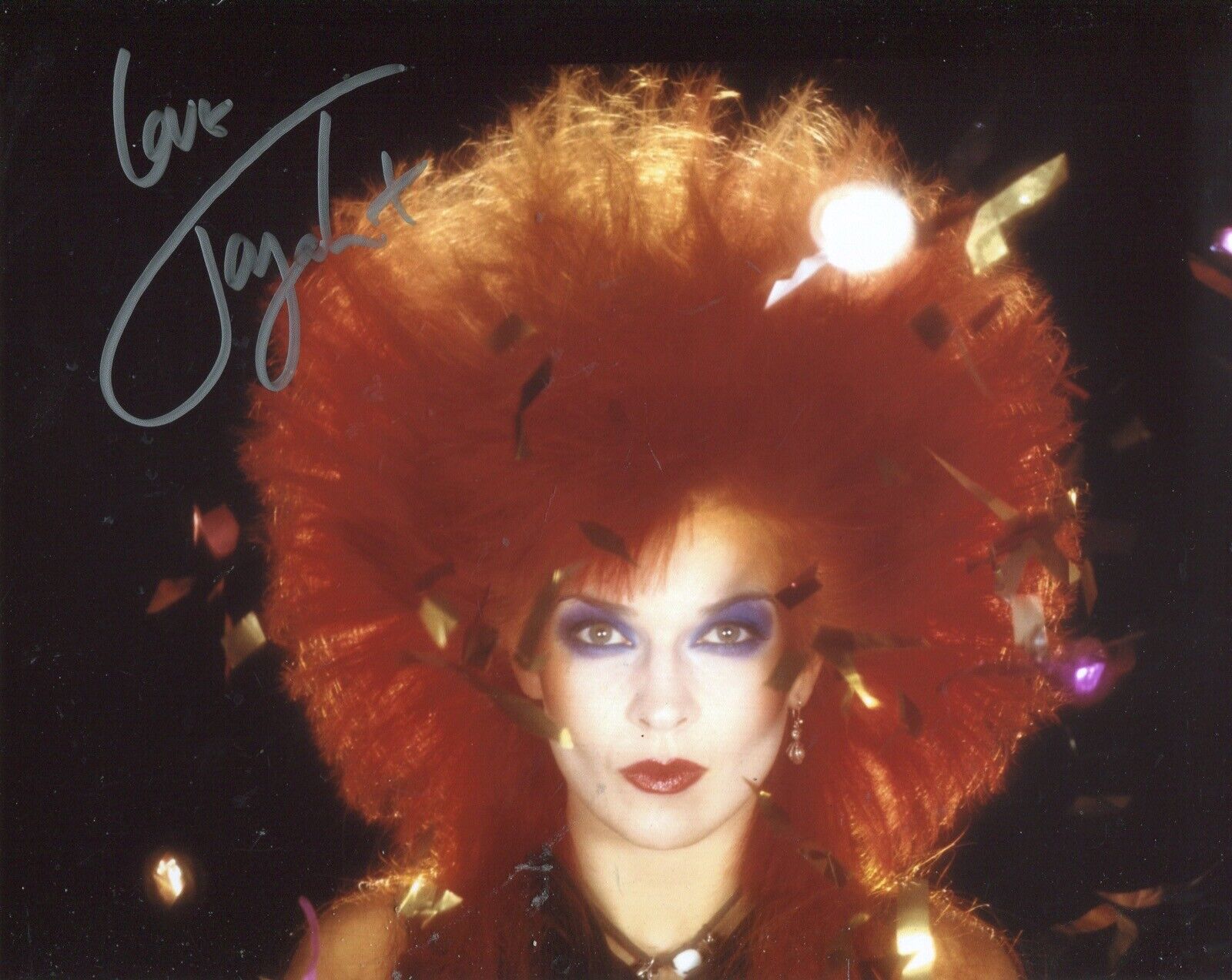 Pop & Punk star TOYAH signed 8x10 Photo Poster painting - IMAGE No16