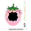 Protective Skin Cover with Lanyard Cute Protective Cover Strawberry Design Protector Sleeve Skin for Tamagotchi Paradise Electronic Pet