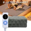 Plush Electric Blanket Winter Warm Throw Single Velvet Smart Office Grey Blanket