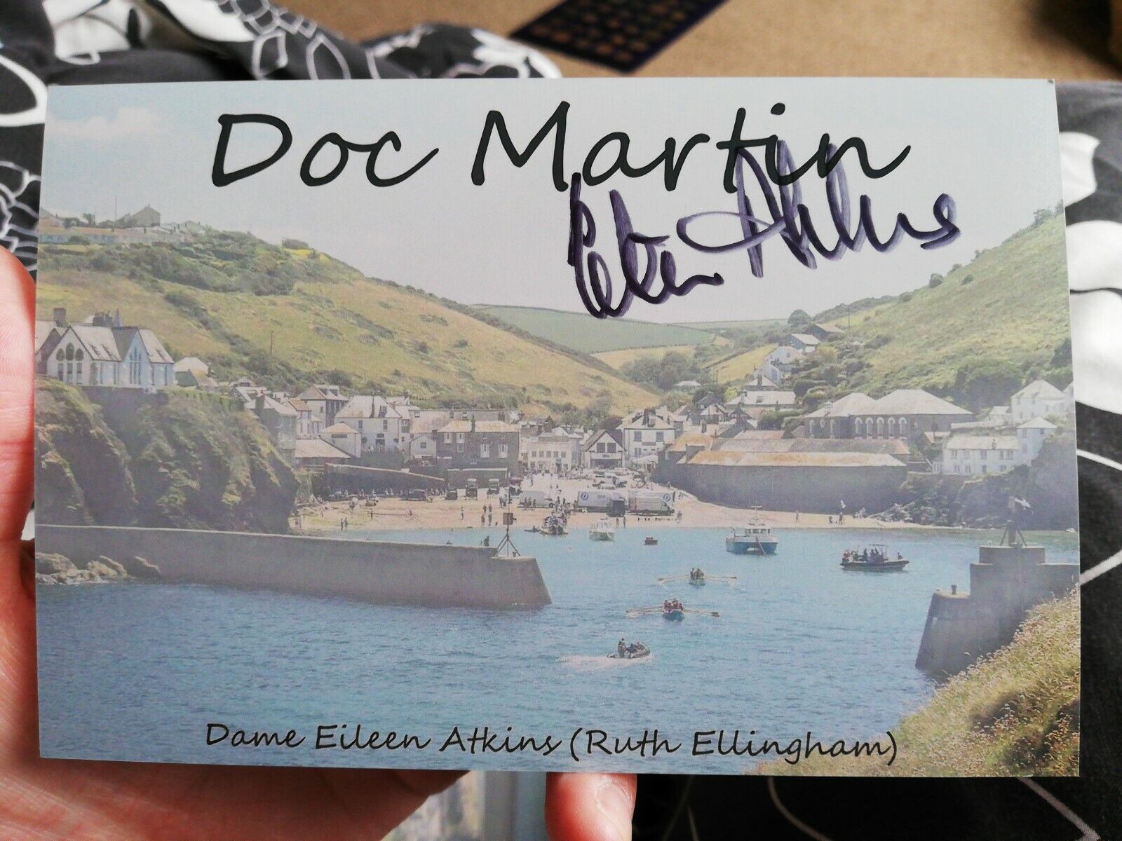 Eileen Atkins Aunt Ruth Doc Martin signed autographed 6x4 inch picture