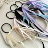 10PCS Lovely Tassel Bowknot Ribbon Hair Bands