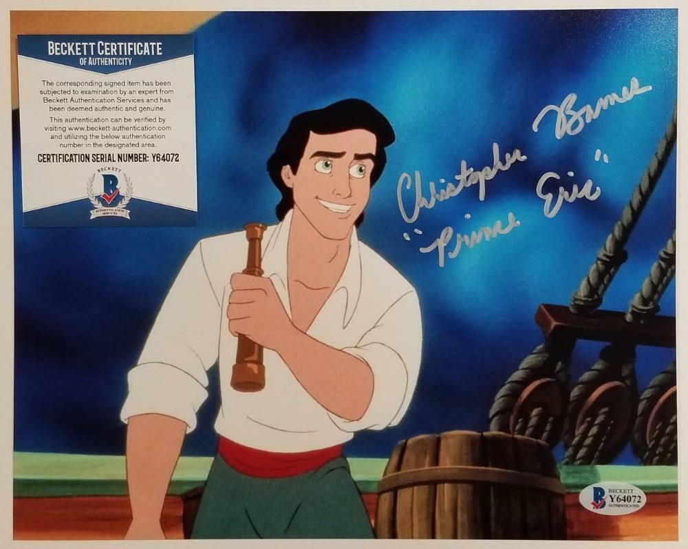 Christopher Barnes signed Prince Eric