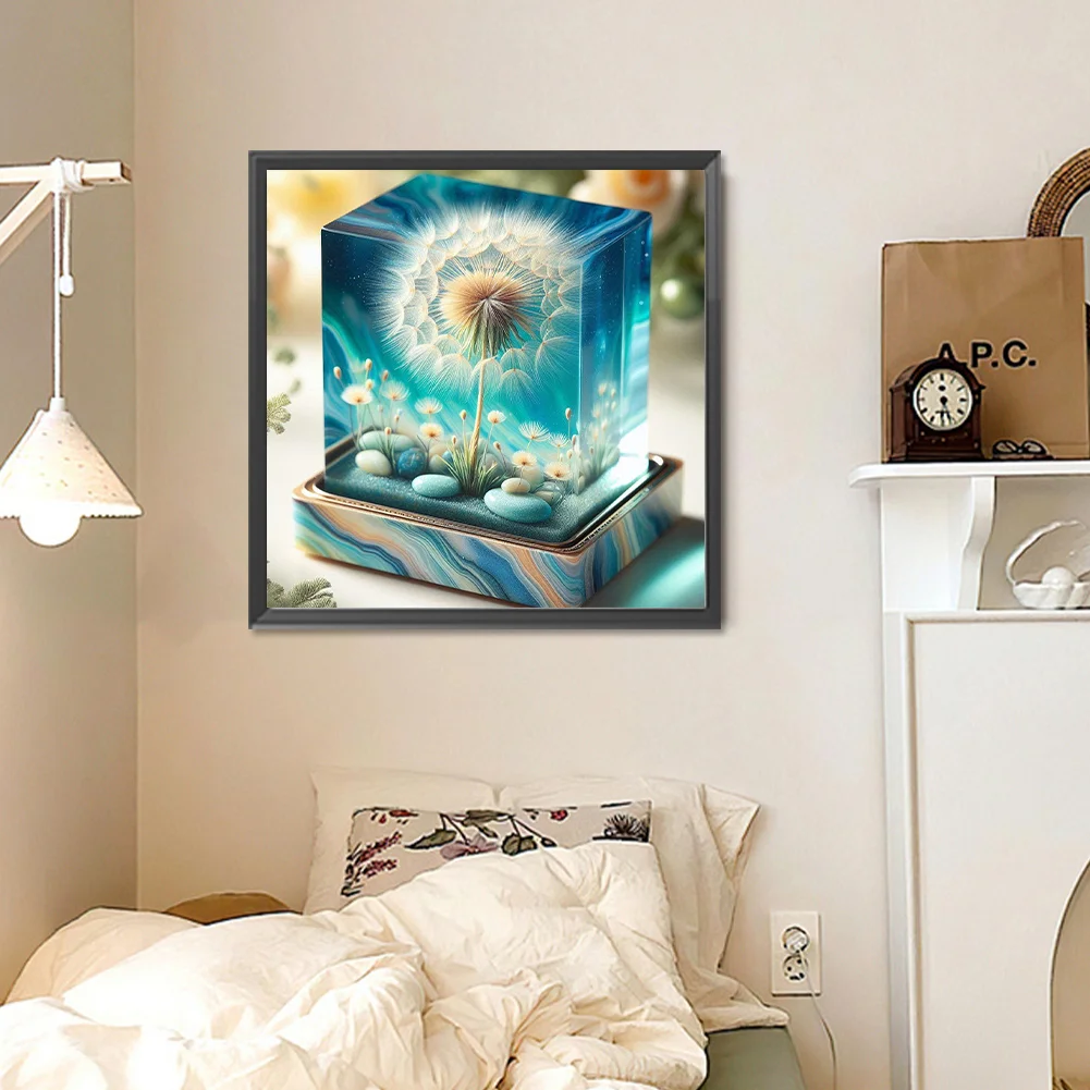 Diamond Painting - Full Round Drill - Dandelion Cube(Canvas|30*30cm)