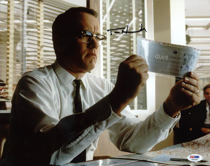 Tom Hanks Catch Me If You Can Signed Authentic 11X14 Photo Poster painting PSA/DNA #X44344