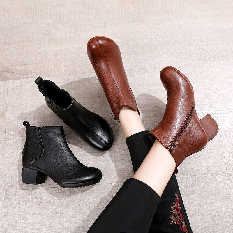 Comfy Retro Women's Ankle Boots for Bunions