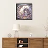 Elfe fille-partiel sp&eacute;cial diamant peinture-30 * 30cm