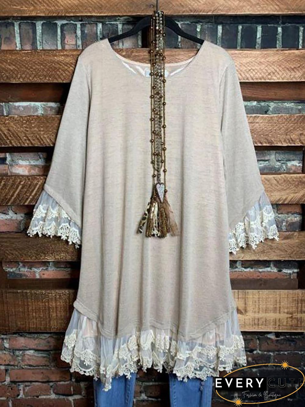 Basic Solid A-Line Tops