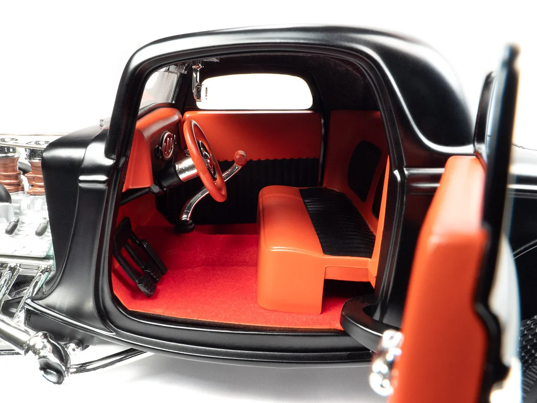 1934 3 Window Coupe High Boy Hot Rod 1:18 Scale