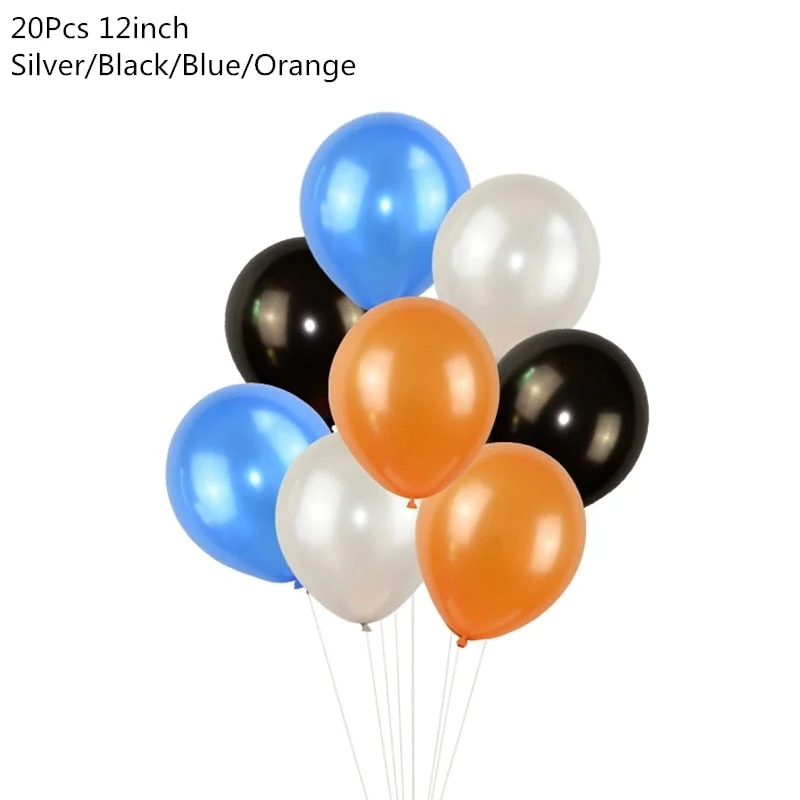 Outer Space Party Astronaut Rocket Ship Foil Balloons Galaxy/Solar System Theme Party Boy Kids Birthday Party Decoration Favors