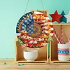 Independence Day Sunflower Double Sided - 5D DIY Pendant