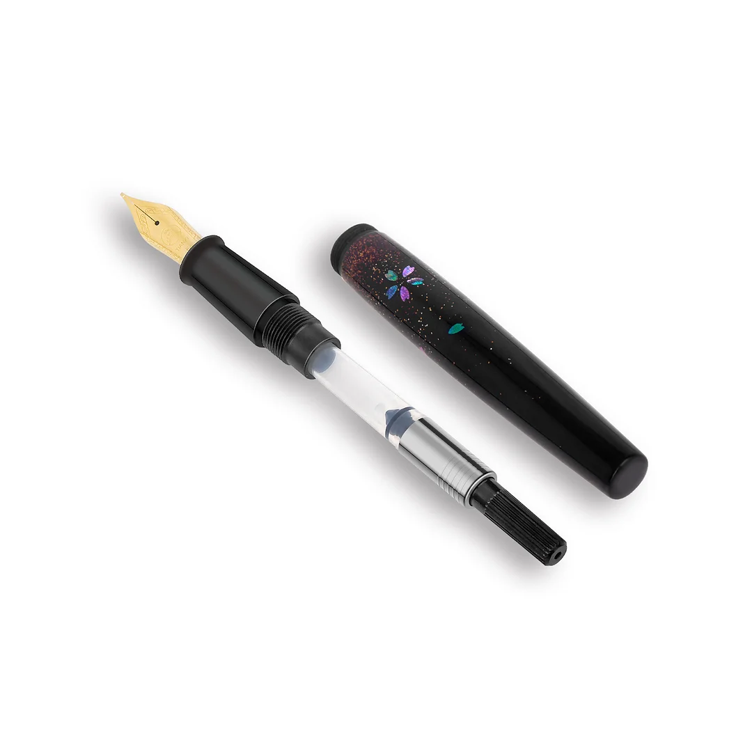 Tianzi Lacquer Fountain Pen - Piston Filled