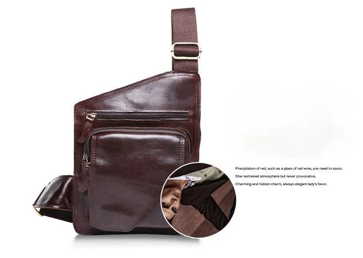 Handmade Oilwax Leather Small Shoulder Bag