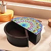 Boîte De Rangement Mandala-Bricolage En Bois