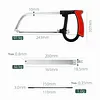 8 in 1 Hacksaw Frame Set with 6 Blades Multi Purpose Mini Hacksaws Heavy Duty Steel Saw for Metal Woodworking Glass Rubber PVC Pipes