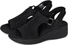 （32703）Skechers damskie Martha Stewart's Pier-lite - Park Path Hands-Free Slip-On Wedge Sandal
