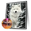 Diamond Painting-DIY Full Round Drill Wolf