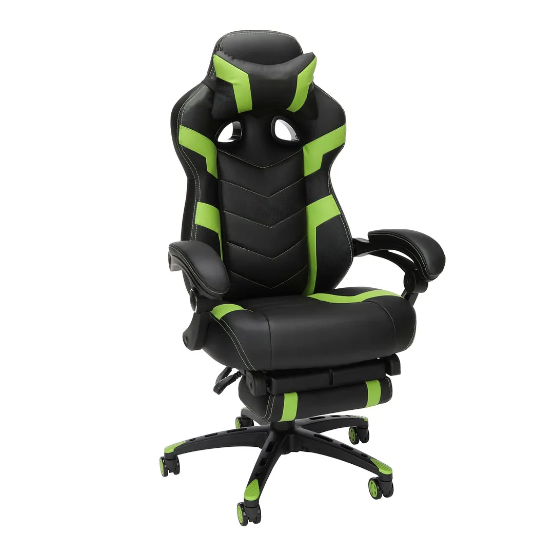  360 degree swivel adjustable headrest lumbar support ergonomic gaming chair