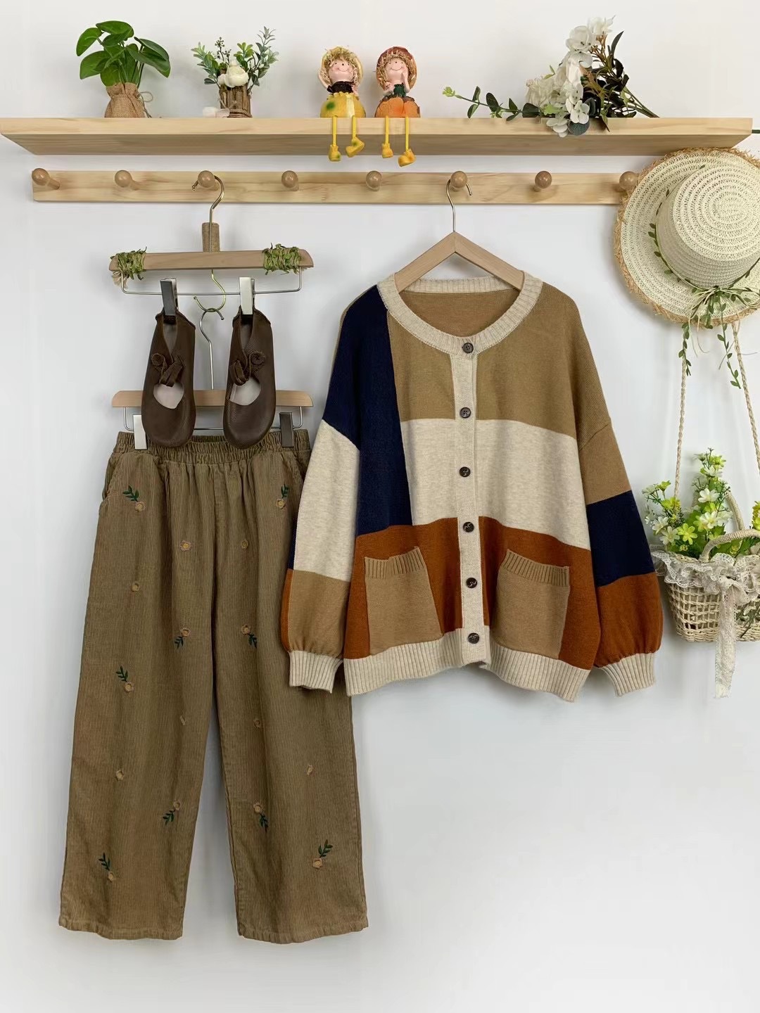 Chicfifth Sweater Women Winter Long Sleeve High Quality Autumn Vintage Top Knitted Cardigan