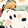 Manga Snoopy Decorative Painting - Peanuts - Xingkong Studio