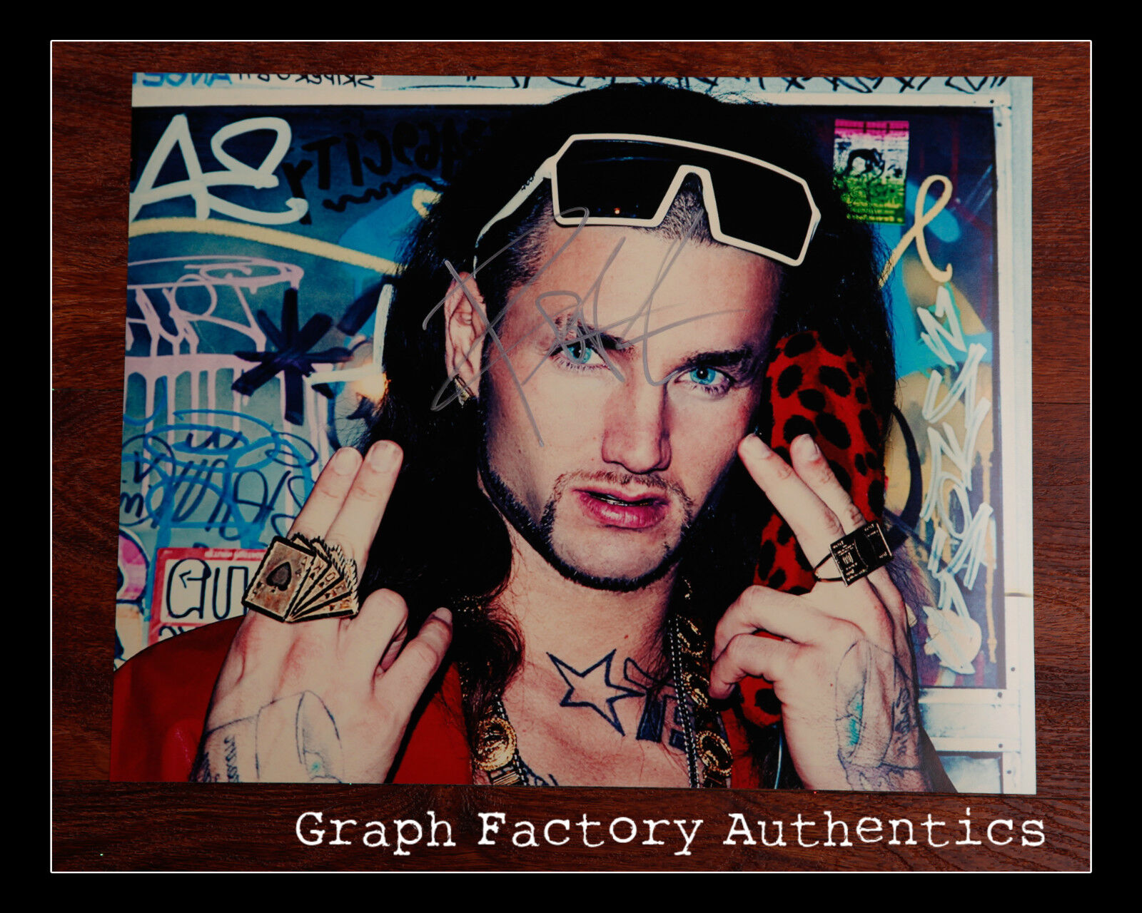 GFA American Texas Rapper * RIFF RAFF * Signed 11x14 Photo Poster painting R2 PROOF COA