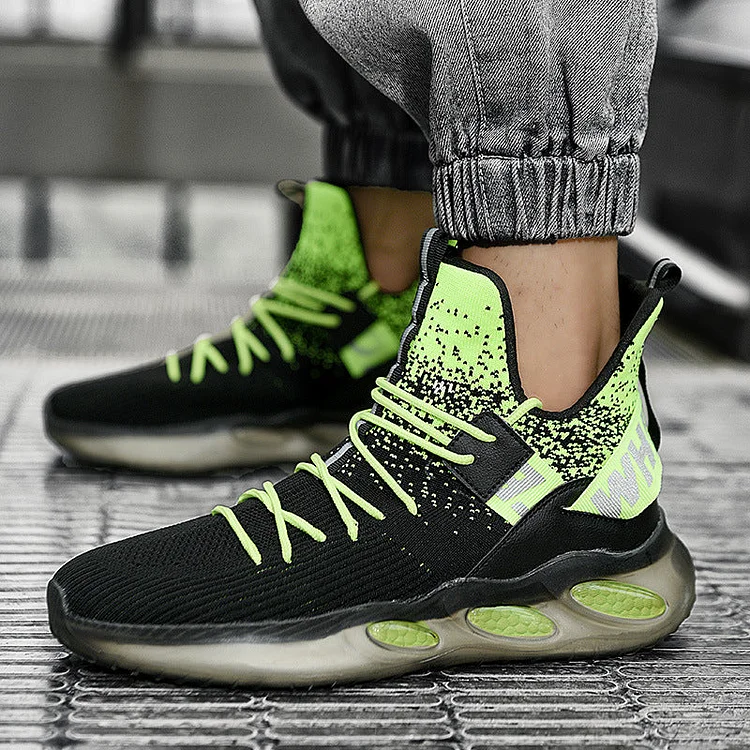 Dawfashion Techwear Streetwear-Flyknit Breathable Mesh Casual Sports Shoes-Streetfashion-Darkwear-Techwear