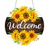 DIY Diamond Dots Art Double Sided Effect  Cool Home Garden Decoration (Sunflower Welcome)