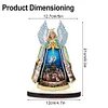 Diamond Painting Xmas Angel Wooden Desktop Ornament