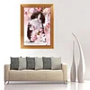 Diamond Painting -5D Full Round Drill Flower Cat