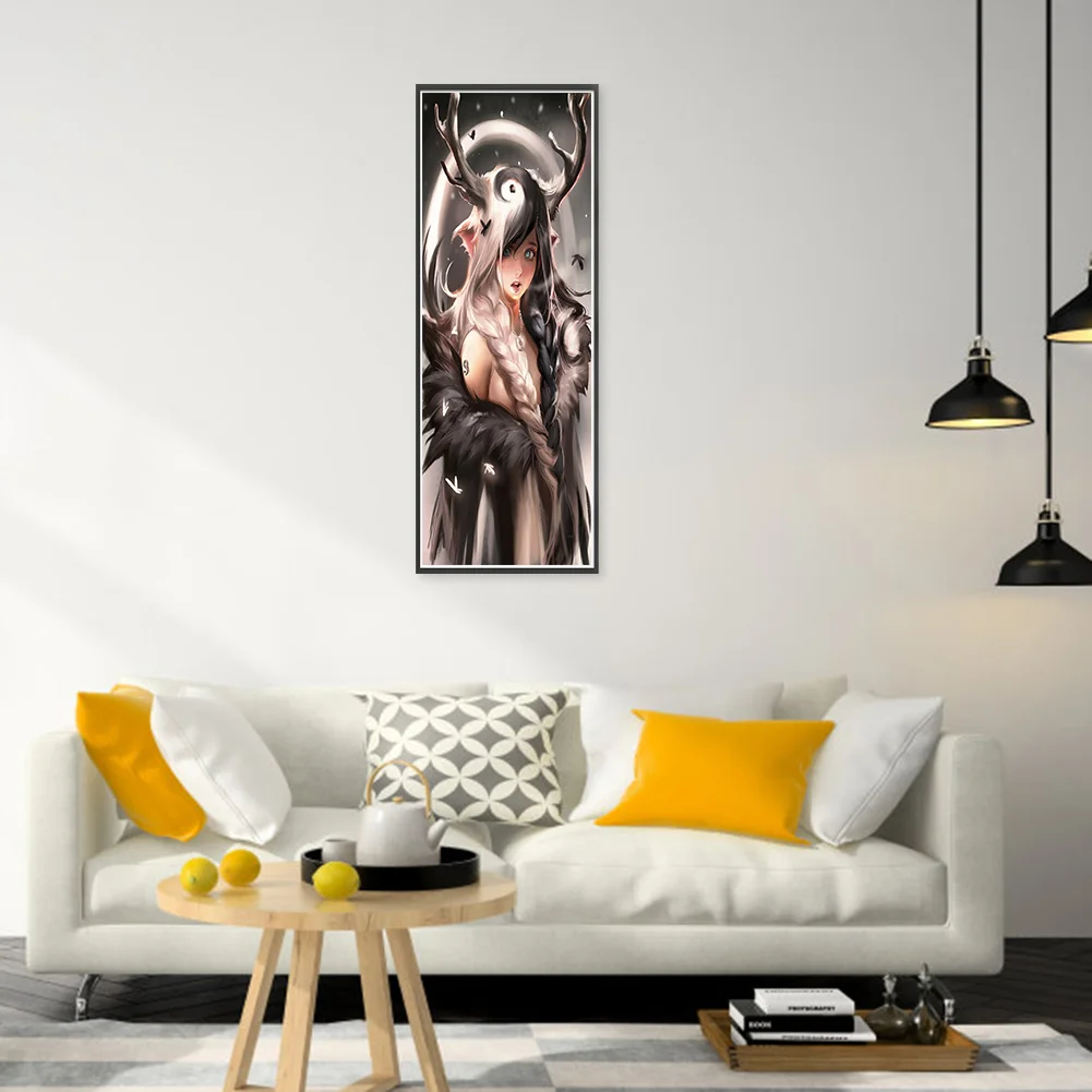 Full Round Diamond Painting 30*70cm - Tai Chi Beauty