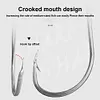 80Pcs Fishing Hooks Octopus FishHooks Fishing Barbed Hooks Fishing Accessories