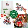 Acryl Weihnachten Schneemann - 5d DIY Handwerk Anhänger