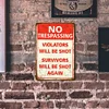 No Trespassing - Metal Tin Signs(8*12Inch/12*16Inch)