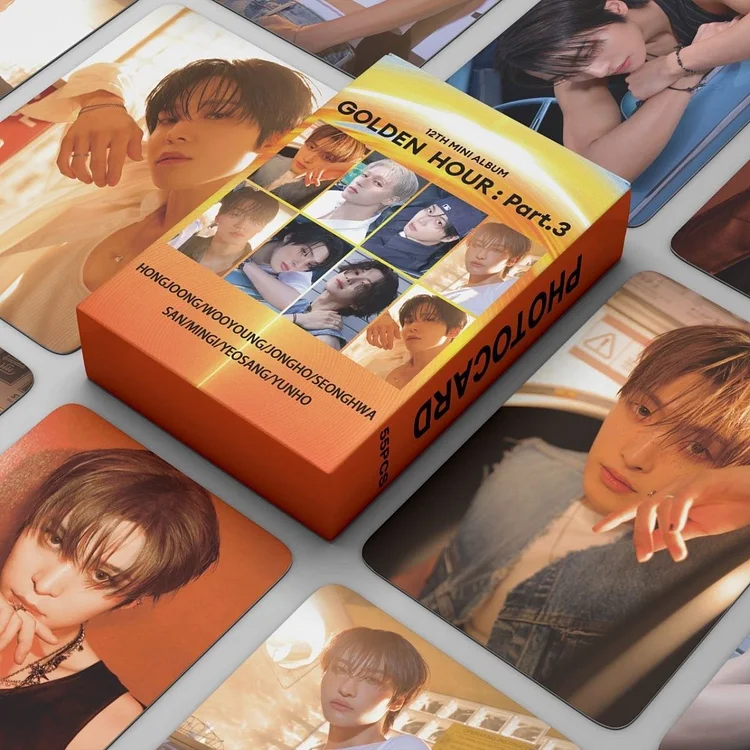 Ateez Golden Hour Part. 3 Lomo Photo Card 55 Sheets officialateezshop