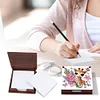 Schmetterling Rehkitz Holz Memo Pad Halter - 5d DIY Handwerk Aufbewahrungsbox