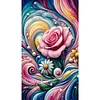 (40*70cm)Flower - Full Round Drill Diamond Painting