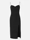Chain Split-Joint Midi Dress
