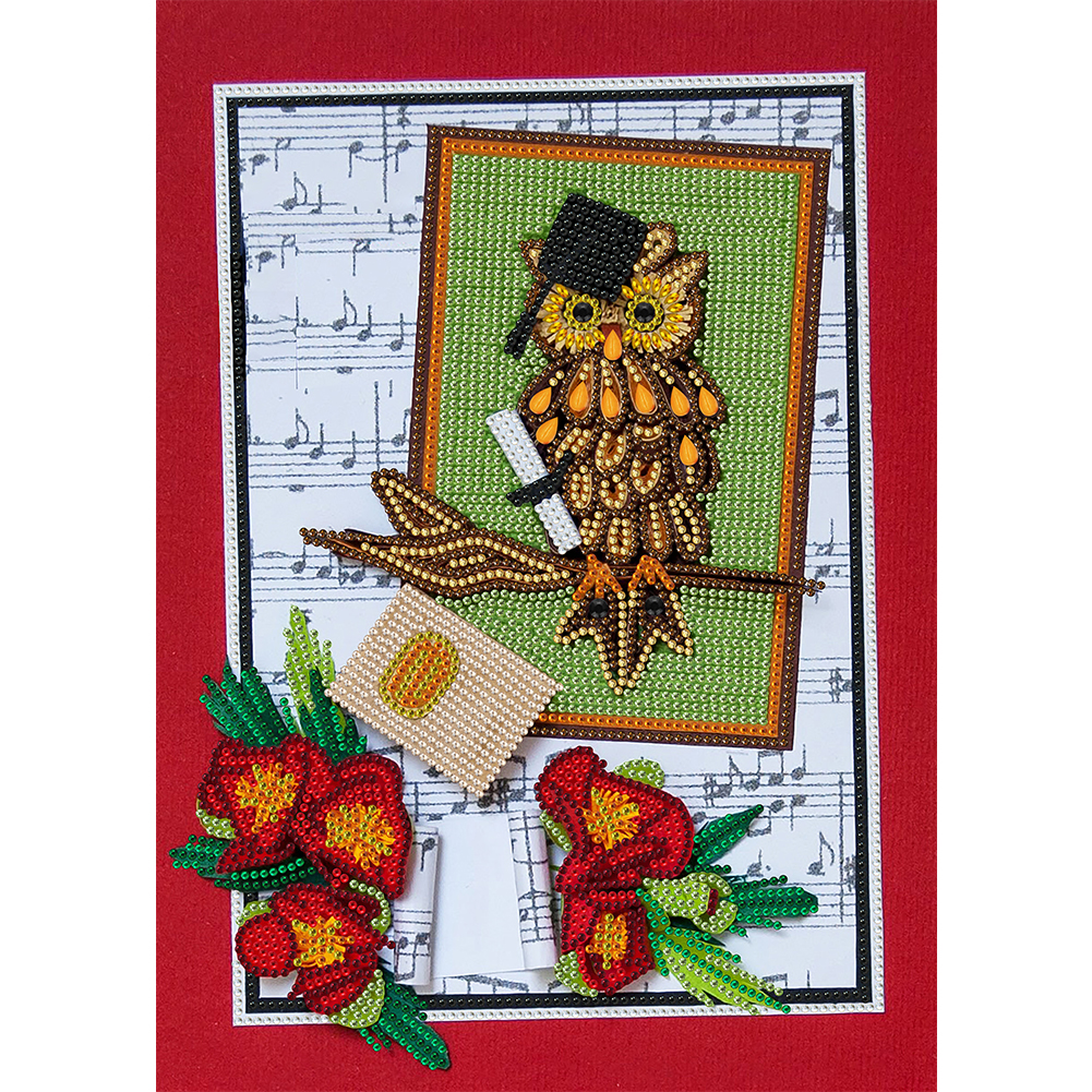 

Owl Quilling Paper - Special Shaped Diamond Painting - 30*40CM, 501 Original