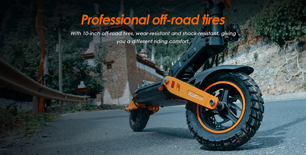 KUKIRIN G2 MAX Electric Scooter 10*2.75'' Off-road Pneumatic Tires 1000W Motor 48V 20Ah Battery 80km Range 3 Speeds